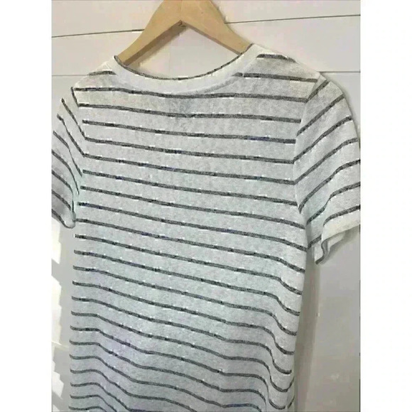 Bobeau Women’s top Size: Small Blue & White Stripes - Picture 8 of 9